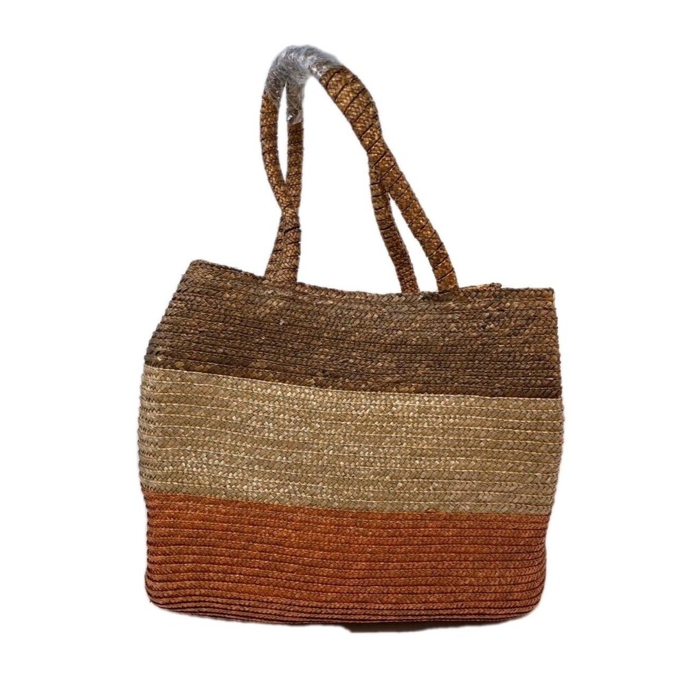 Woven Beach Tote Bag - Picture 3 of 9